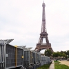 Barrières au pied de la tour Eiffel