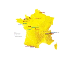 Tour de France 2025 : 17 villes et 55 km de barrières