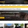 Page d’accueil du nouveau site internet PROG event