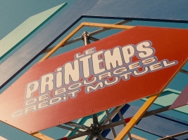 Enseigne du festival Printemps de Bourges
